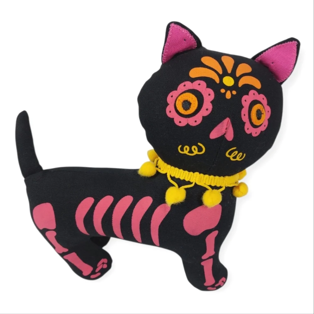 Target Flavia Drago Dia De Los Muertos Calavera Cat Stuffed Toy DOD Decor